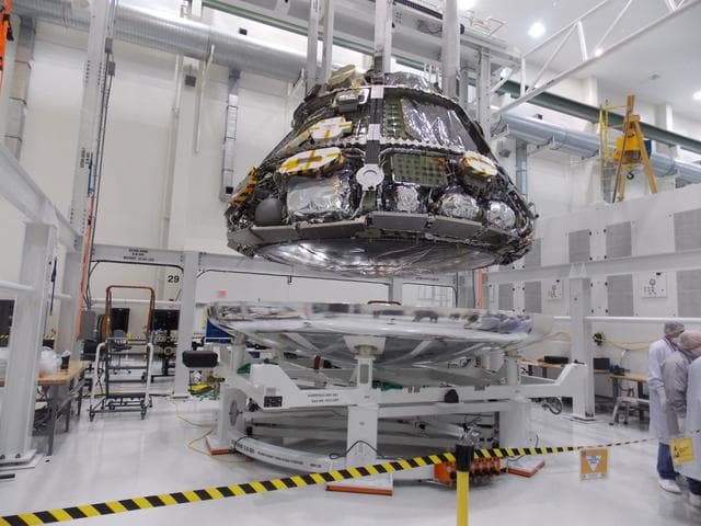 NASA image: Heat Shield Mating Activities