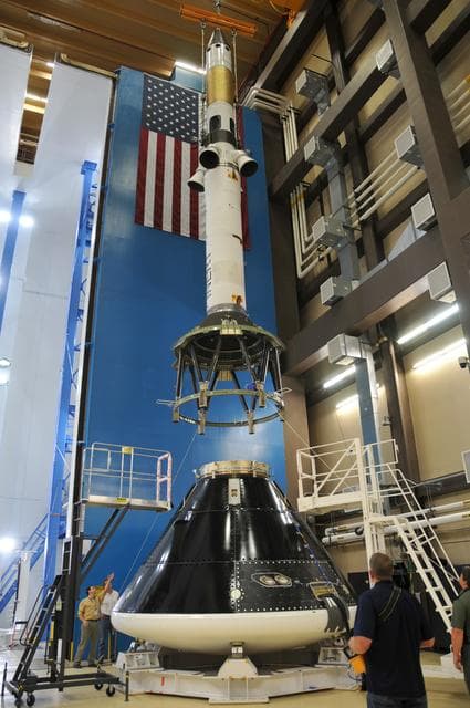 NASA image: Orion stacking at the RAL