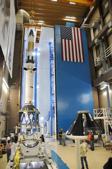 NASA image: Orion stacking at the RAL