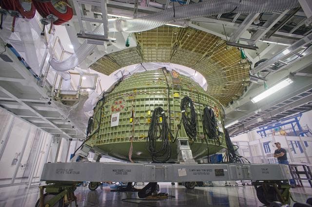 NASA image: Orion EFT-1 Crew Module at the O&C