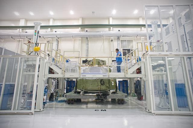 NASA image: Orion EFT-1 Crew Module at the O&C