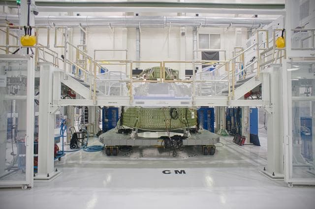 NASA image: Orion EFT-1 Crew Module at the O&C