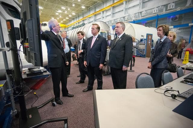 NASA image: Texas Congressmen visit Orion