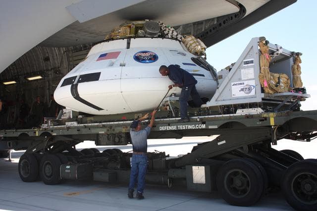 NASA image: Orion Parachute Test Vehicle