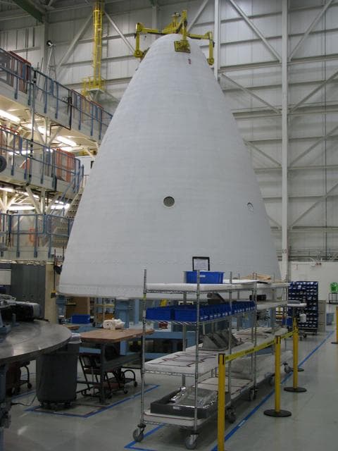 NASA image: Delta IV Heavy Assembly