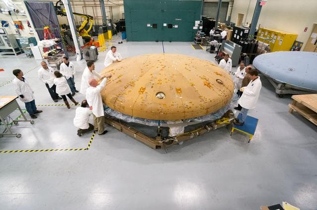 NASA image: Textron Heat Shield Work