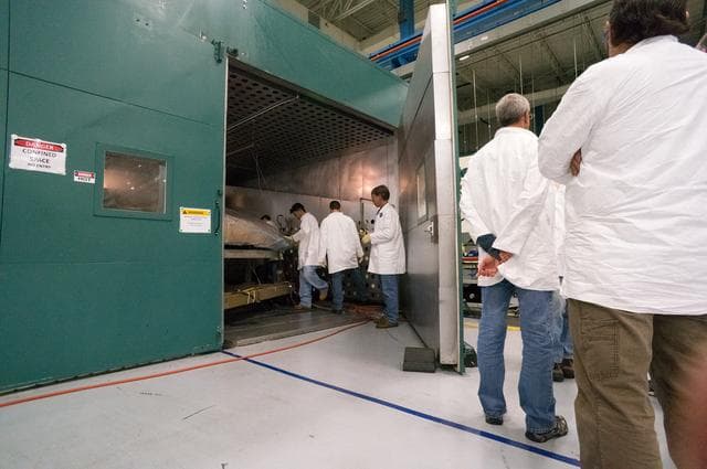 NASA image: Textron Heat Shield Work