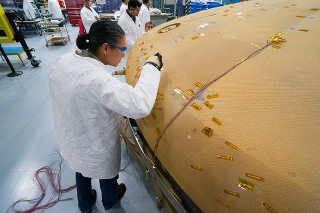 NASA image: Textron Heat Shield Work