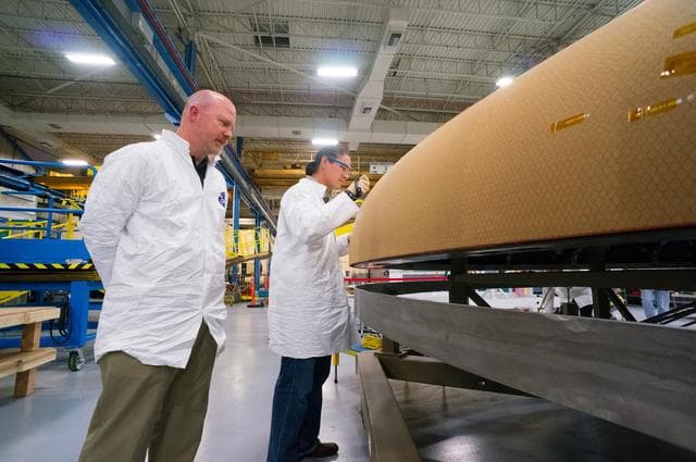 NASA image: Textron Heat Shield Work
