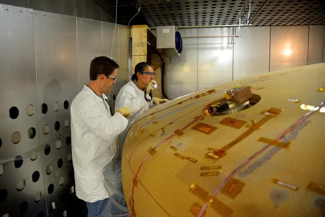 NASA image: Textron Heat Shield Work