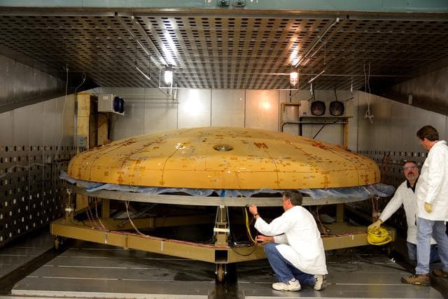 NASA image: Textron Heat Shield Work