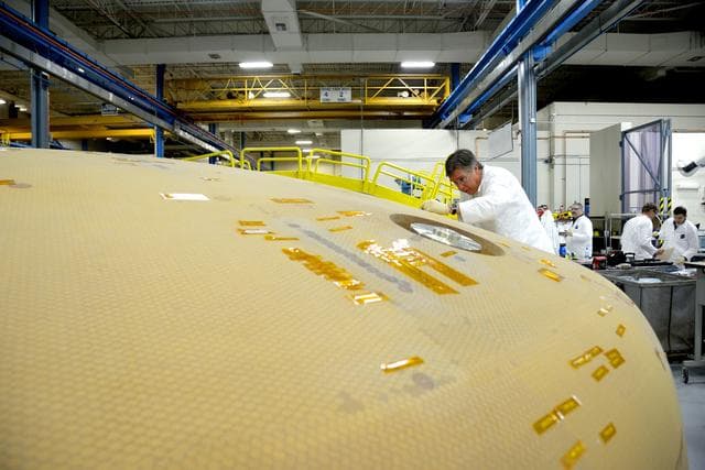 NASA image: Textron Heat Shield Work