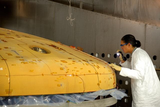 NASA image: Textron Heat Shield Work