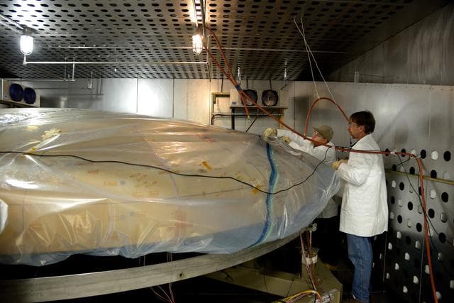 NASA image: Textron Heat Shield Work