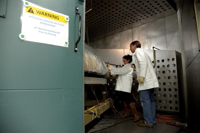 NASA image: Textron Heat Shield Work