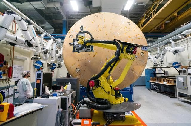 NASA image: Textron Heat Shield Work