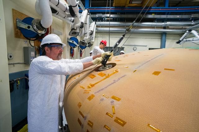 NASA image: Textron Heat Shield Work