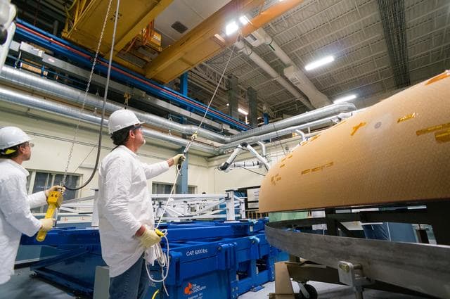 NASA image: Textron Heat Shield Work