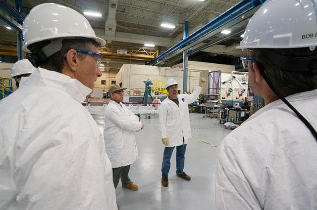 NASA image: Textron Heat Shield Work