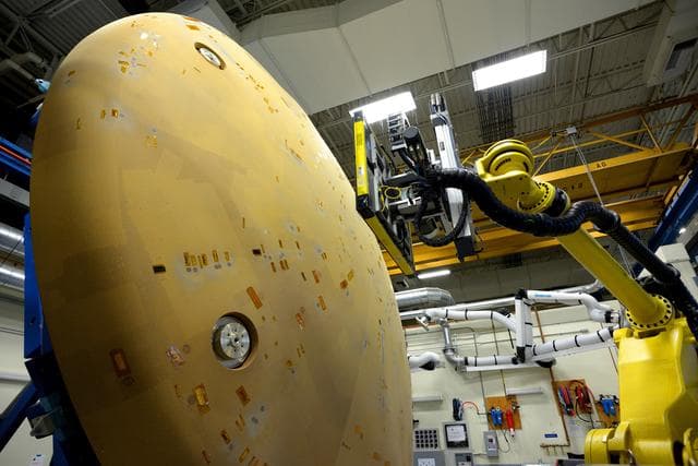 NASA image: Textron Heat Shield Work