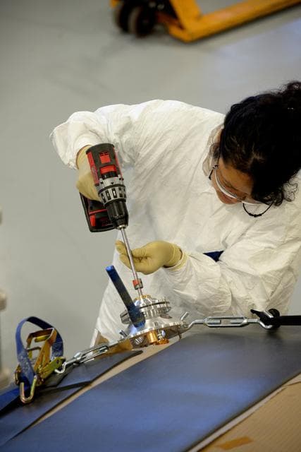 NASA image: Textron Heat Shield Work