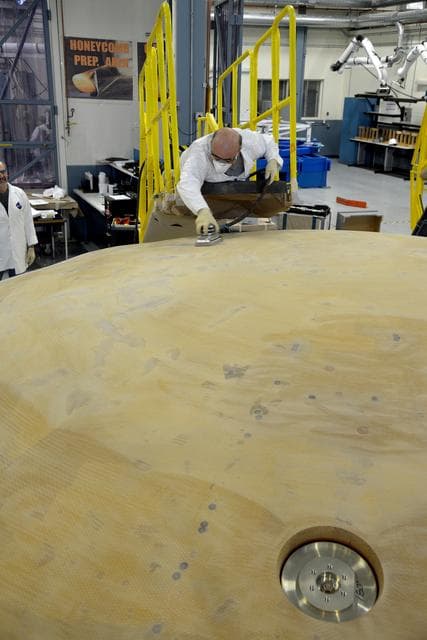 NASA image: Textron Heat Shield Work
