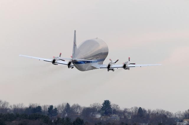 NASA image: Orion Heat Shield Transported by Super Guppy to KSC