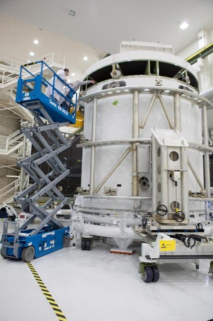 NASA image: EFT-1 Service Module