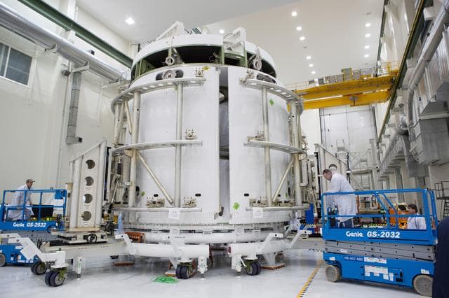 NASA image: EFT-1 Service Module