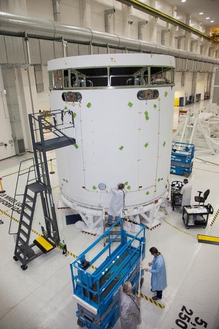 NASA image: EFT-1 Service Module