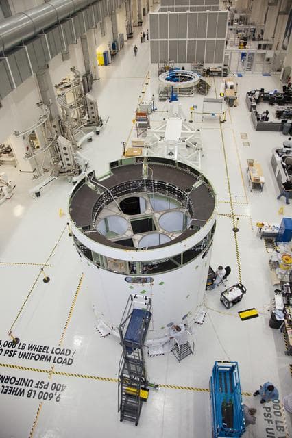 NASA image: EFT-1 Service Module