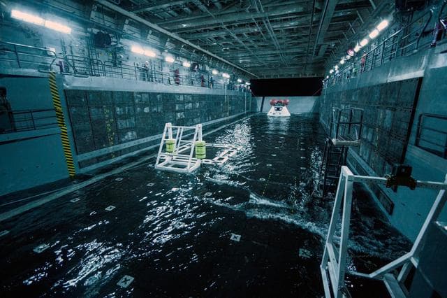 NASA image: Orion recovery testing