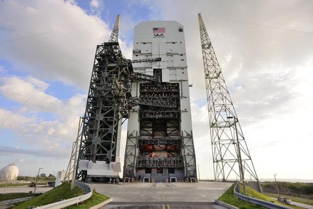 NASA image: ULA Delta IV Heavy Launch Pad
