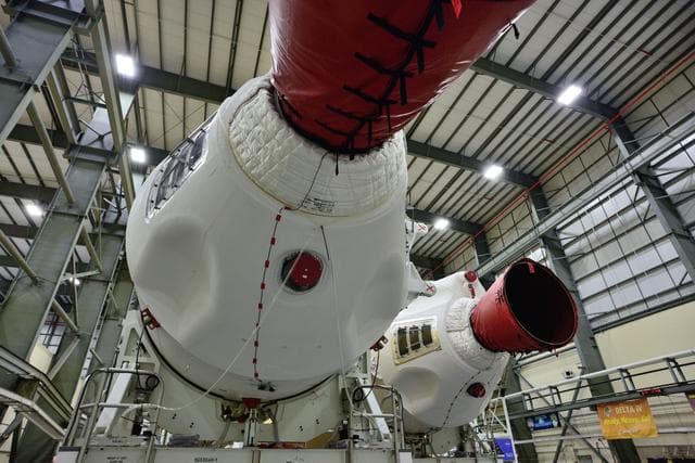 NASA image: ULA Delta IV Heavy Boosters