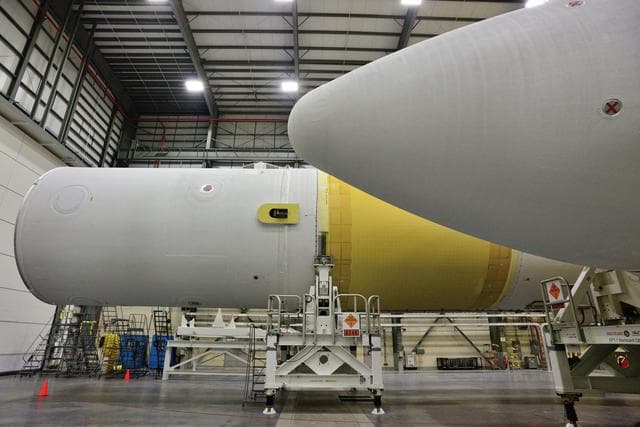 NASA image: ULA Delta IV Heavy Boosters