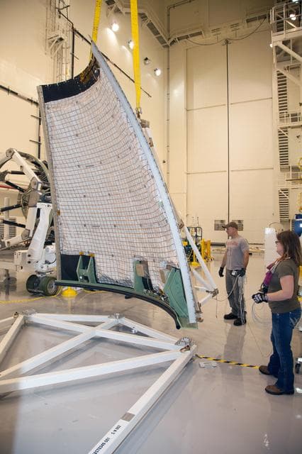 NASA image: Launch Abort System Ogive Panels