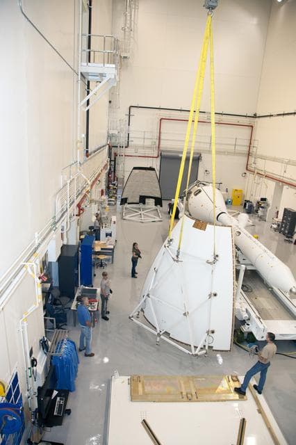 NASA image: Launch Abort System Ogive Panels