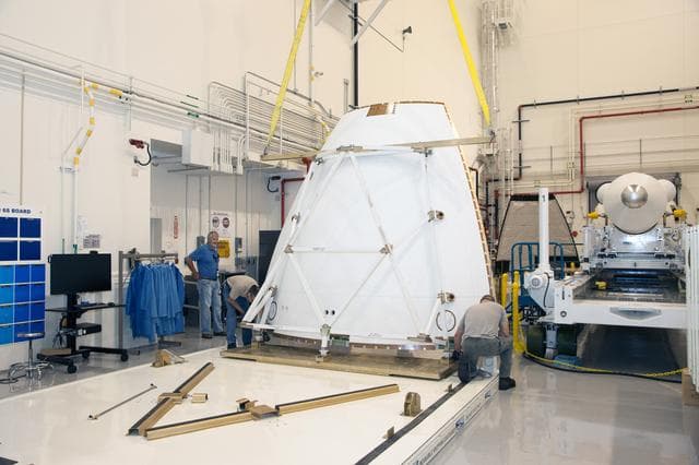 NASA image: Launch Abort System Ogive Panels