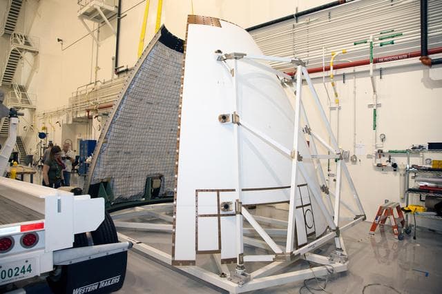 NASA image: Launch Abort System Ogive Panels
