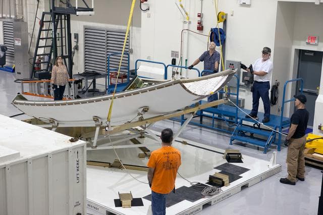 NASA image: Launch Abort System Ogive Panels