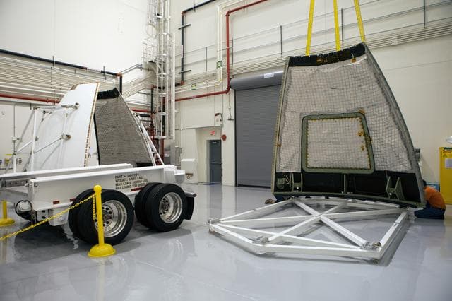 NASA image: Launch Abort System Ogive Panels