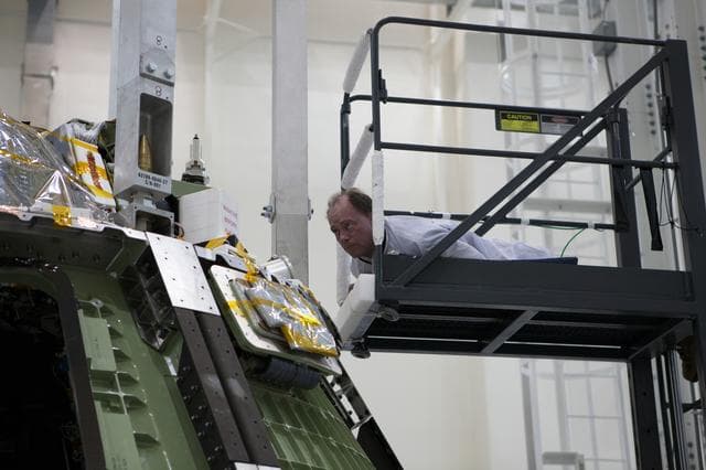 NASA image: Heat Shield Mating Activities