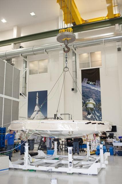 NASA image: Heat Shield Mating Activities
