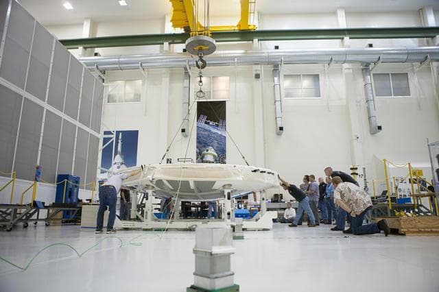 NASA image: Heat Shield Mating Activities