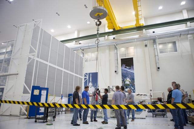 NASA image: Heat Shield Mating Activities