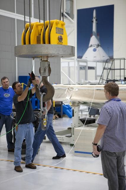 NASA image: Heat Shield Mating Activities