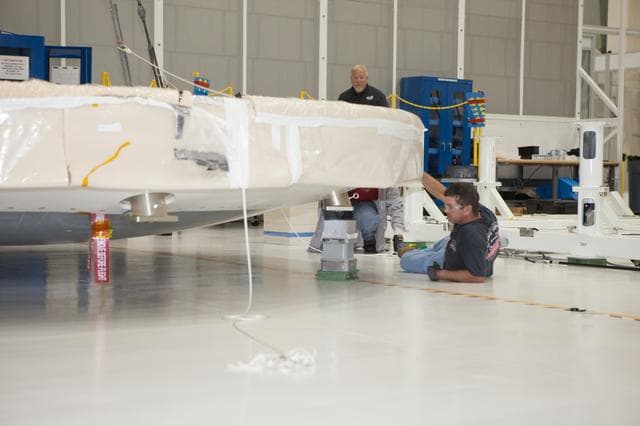 NASA image: Heat Shield Mating Activities