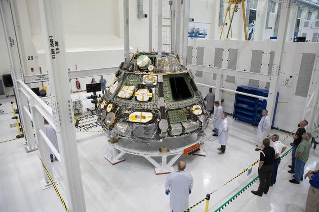 NASA image: Heat Shield Mating Activities