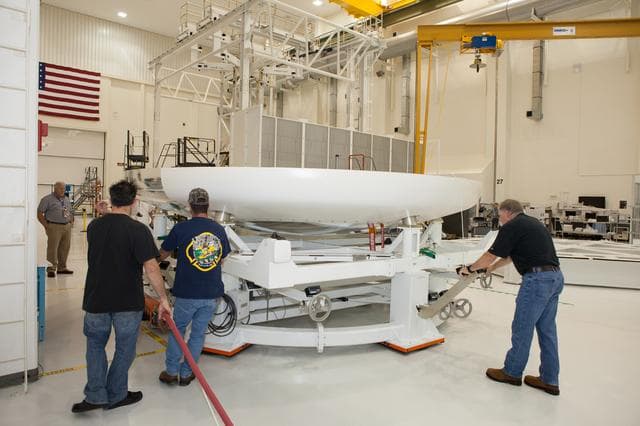 NASA image: Heat Shield Mating Activities