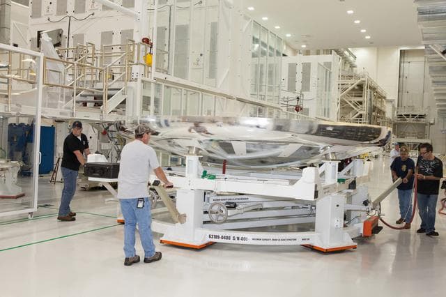 NASA image: Heat Shield Mating Activities